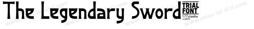 The Legendary Sword字体转换